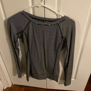 Striped Lululemon long sleeve shirt